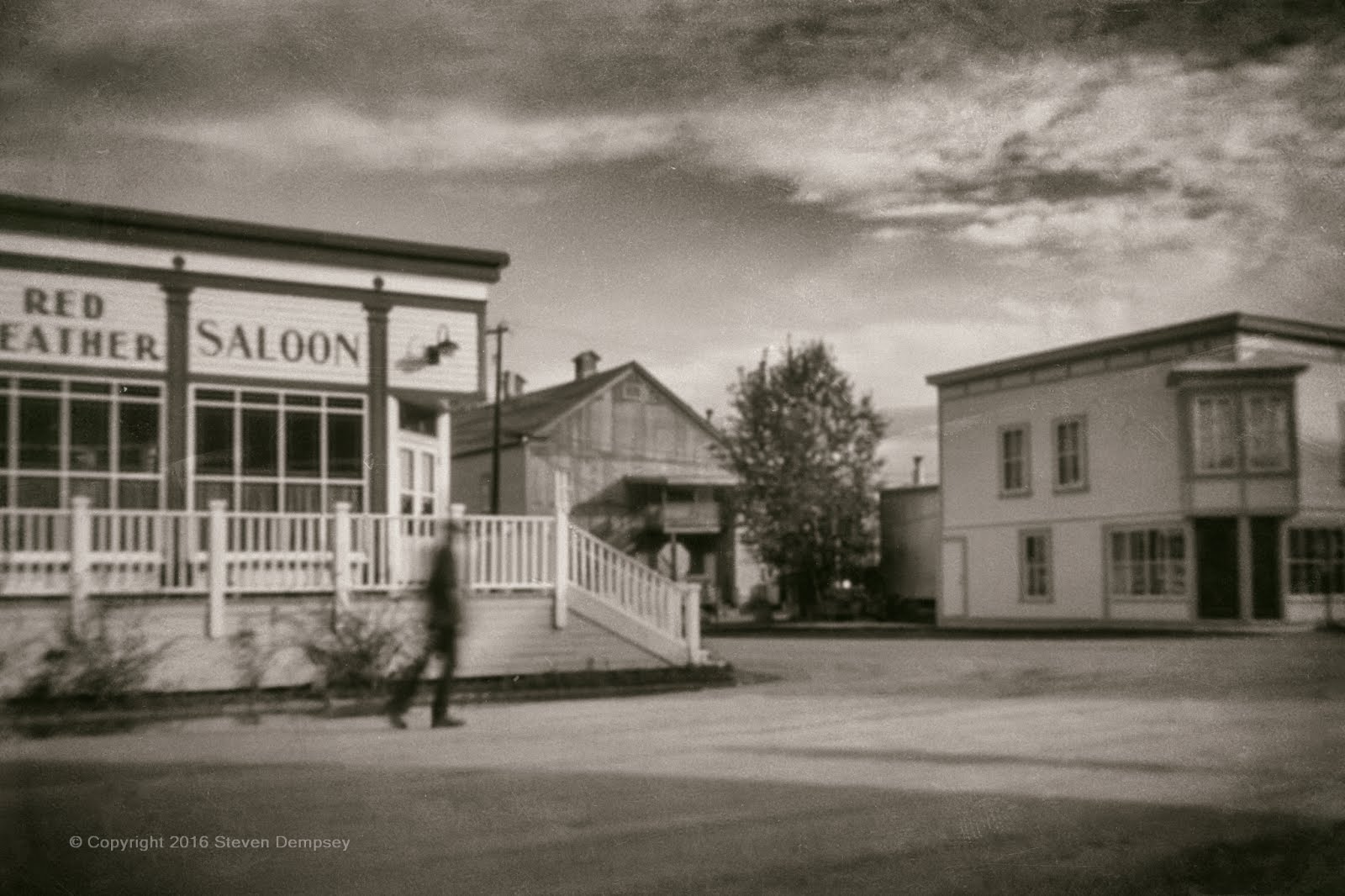 Walking in Dawson City